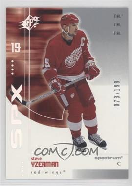 2002-03 SPx - [Base] - Spectrum Silver #26 - Steve Yzerman /199