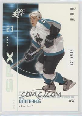 2002-03 SPx - [Base] #183 - Niko Dimitrakos /999