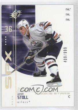 2002-03 SPx - [Base] #184 - Jarret Stoll /999