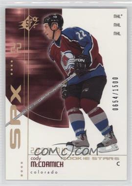 2002-03 SPx - Rookie Redemptions #R197 - Cody McCormick /1500