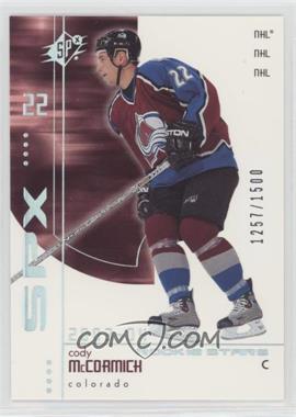 2002-03 SPx - Rookie Redemptions #R197 - Cody McCormick /1500