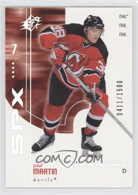 2002-03 SPx - Rookie Redemptions #R205 - Paul Martin /1500