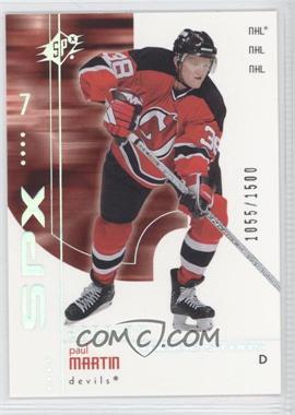 2002-03 SPx - Rookie Redemptions #R205 - Paul Martin /1500