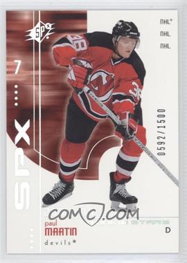 2002-03 SPx - Rookie Redemptions #R205 - Paul Martin /1500