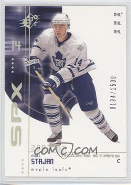 2002-03 SPx - Rookie Redemptions #R212 - Matt Stajan /1500