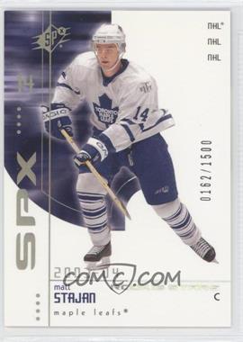 2002-03 SPx - Rookie Redemptions #R212 - Matt Stajan /1500