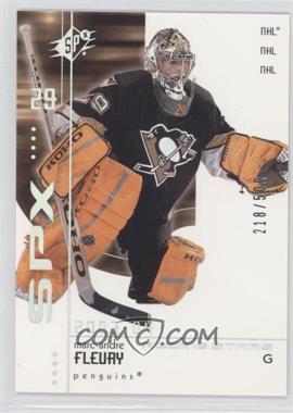 2002-03 SPx - Rookie Redemptions #R222 - Marc-Andre Fleury /500