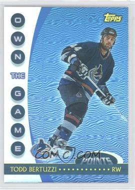 2002-03 Topps - Own the Game #OTG3 - Todd Bertuzzi