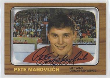 2002-03 Topps - Rookie Reprints - Autograph #3 - Pete Mahovlich [EX to NM]
