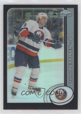 2002-03 Topps Chrome - [Base] - Black Refractor #158 - Tomi Pettinen /100