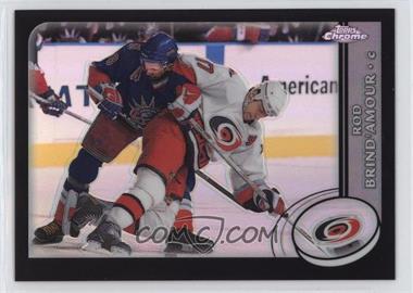 2002-03 Topps Chrome - [Base] - Black Refractor #82 - Rod Brind'Amour /100 [EX to NM]