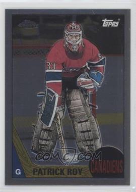 2002-03 Topps Chrome - Patrick Roy Reprints #2 - Patrick Roy (1987-88 Topps)