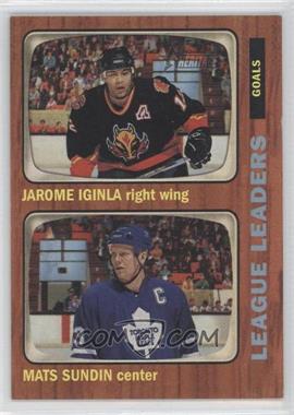 2002-03 Topps Heritage - [Base] #109 - Jarome Iginla, Mats Sundin