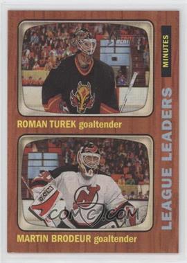 2002-03 Topps Heritage - [Base] #115 - Roman Turek, Martin Brodeur