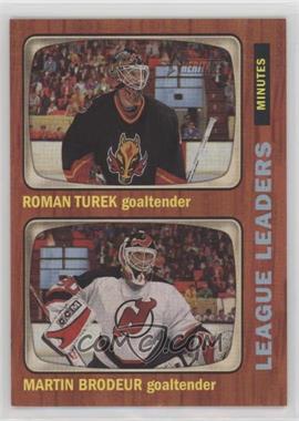 2002-03 Topps Heritage - [Base] #115 - Roman Turek, Martin Brodeur