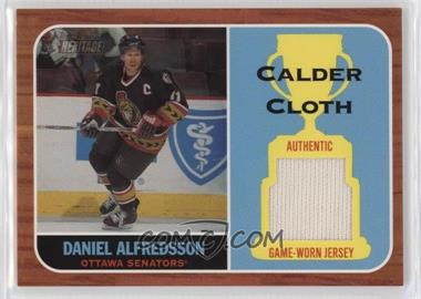 2002-03 Topps Heritage - Calder Cloth #CC-DA - Daniel Alfredsson