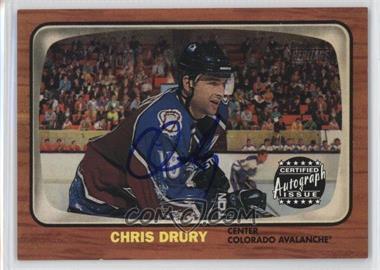 2002-03 Topps Heritage - Real One Autographs #RO-CD - Chris Drury