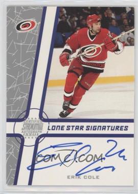 2002-03 Topps Stadium Club - Lone Star Signatures - Blue #LS-EC - Erik Cole