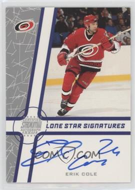 2002-03 Topps Stadium Club - Lone Star Signatures - Blue #LS-EC - Erik Cole