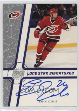 2002-03 Topps Stadium Club - Lone Star Signatures - Blue #LS-EC - Erik Cole