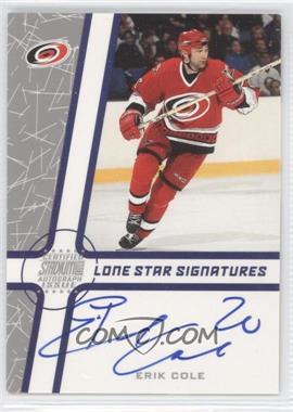 2002-03 Topps Stadium Club - Lone Star Signatures - Blue #LS-EC - Erik Cole