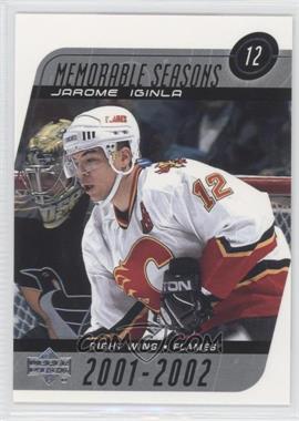 2002-03 Upper Deck - [Base] #183 - Memorable Seasons - Jarome Iginla