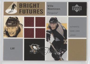 2002-03 Upper Deck - Bright Futures #BF-VN - Ville Nieminen