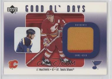 2002-03 Upper Deck - Good Ol' Days #GO-AM - Al MacInnis