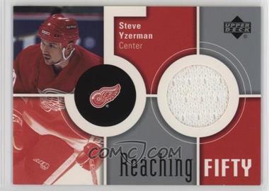 2002-03 Upper Deck - Reaching 50 #50-SY - Steve Yzerman