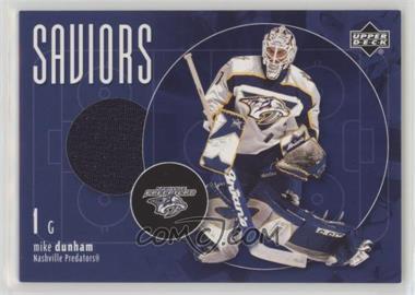 2002-03 Upper Deck - Saviors #SV-MD - Mike Dunham