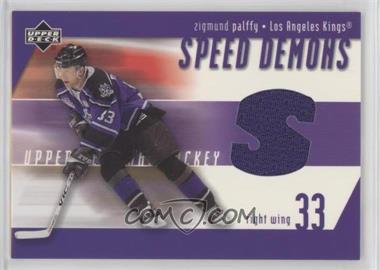 2002-03 Upper Deck - Speed Demons #SD-ZP - Ziggy Palffy