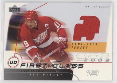 2002-03 Upper Deck - UD First Class #UD-SY - Steve Yzerman