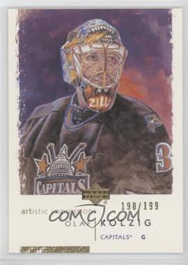 2002-03 Upper Deck Artistic Impressions - [Base] - Gold #90 - Olaf Kolzig /199