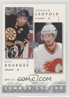 Ray Bourque, Jordan Leopold