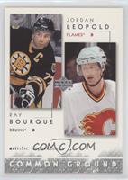 Ray Bourque, Jordan Leopold