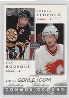 Ray Bourque, Jordan Leopold