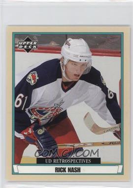 2002-03 Upper Deck Artistic Impressions - UD Retrospectives #R92 - Rick Nash