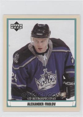 2002-03 Upper Deck Artistic Impressions - UD Retrospectives #R99 - Alex Frolov