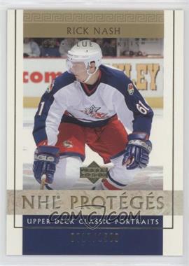 2002-03 Upper Deck Classic Portraits - [Base] #109 - Rick Nash /1500