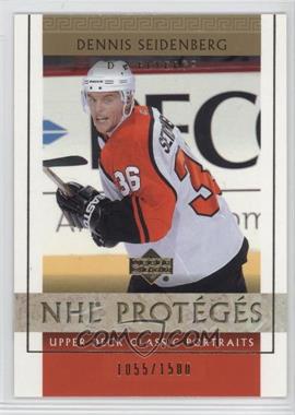 2002-03 Upper Deck Classic Portraits - [Base] #123 - Dennis Seidenberg /1500