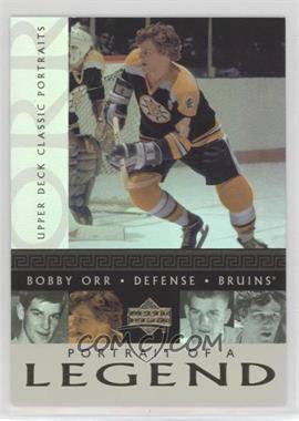 2002-03 Upper Deck Classic Portraits - Portrait of a Legend #PL7 - Bobby Orr