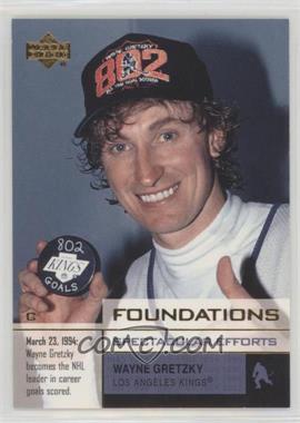 2002-03 Upper Deck Foundations - [Base] - Missing Serial Number #105 - Wayne Gretzky