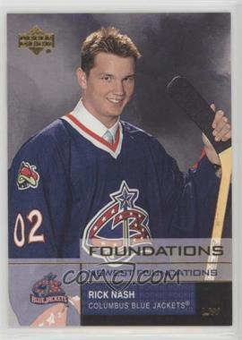 2002-03 Upper Deck Foundations - [Base] - Missing Serial Number #149 - Rick Nash