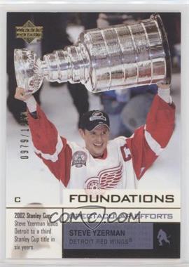 2002-03 Upper Deck Foundations - [Base] #113 - Steve Yzerman /1250