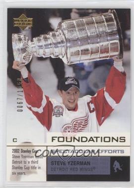 2002-03 Upper Deck Foundations - [Base] #113 - Steve Yzerman /1250