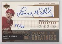 Lanny McDonald #/50