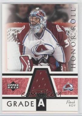 2002-03 Upper Deck Honor Roll - Grade A Jerseys #GA-PR - Patrick Roy