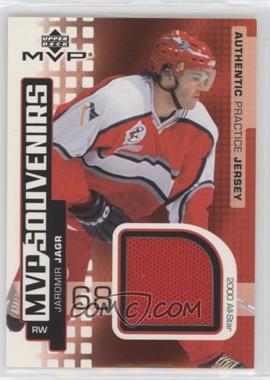 2002-03 Upper Deck MVP - MVP Souvenirs #S-JJ - Jaromir Jagr