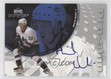 2002-03 Upper Deck MVP - Pro-Sign #HS - Henrik Sedin