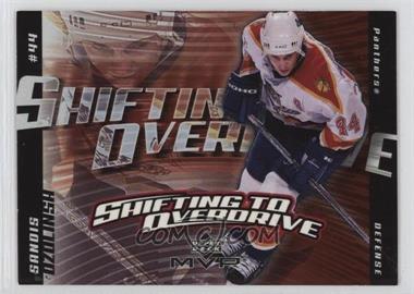 2002-03 Upper Deck MVP - Shifting to Overdrive #SO9 - Sandis Ozolinsh